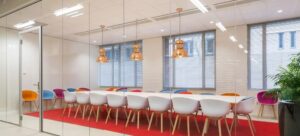 glazen wanden kantoor